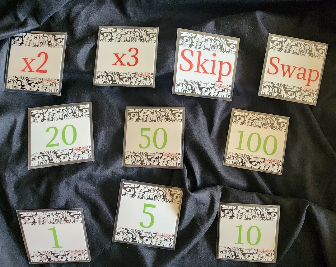 Pull -additional Pick Cards (4 Pack) - Savings Game - Etsy