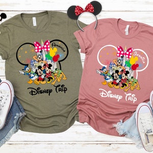 Disney Trip 2024 Family Shirts, Disney 2024 Vacation Tshirt, Disney Matching Shirts, Disney 2024 Trip Your Family Name Shirts, Custom Disney zdjęcie 2