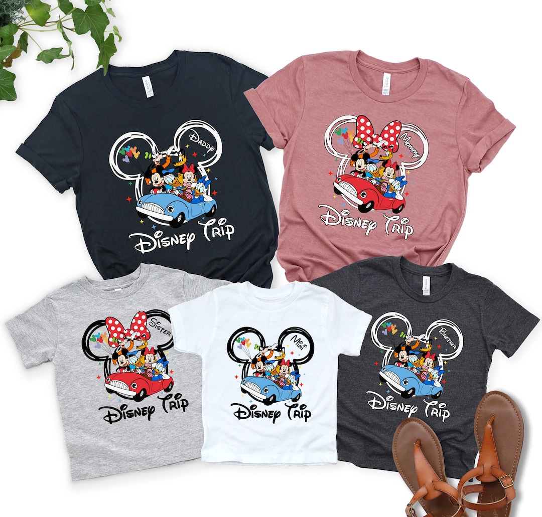 Custom Disney Family Trip Shirts, Disneyworld Shirts Family, Disney