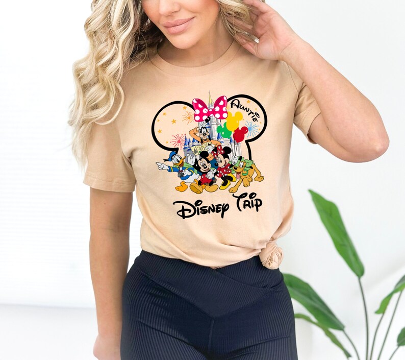 Disney Trip 2024 Family Shirts, Disney 2024 Vacation Tshirt, Disney Matching Shirts, Disney 2024 Trip Your Family Name Shirts, Custom Disney zdjęcie 3