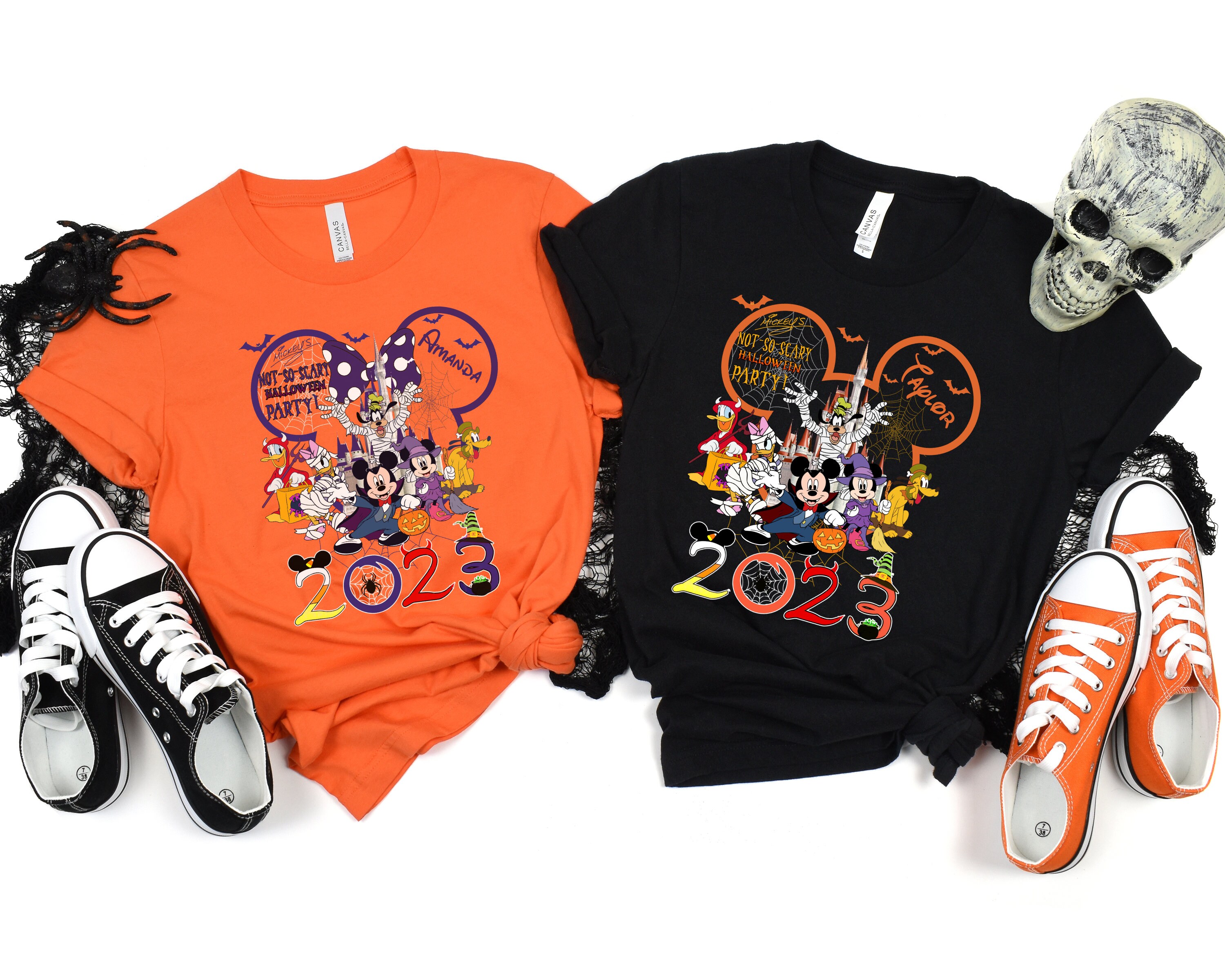 Custom Disney Halloween Shirt Halloween Matching Shirt Etsy