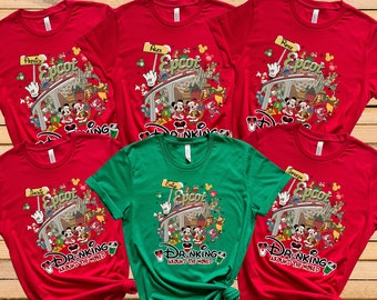 Custom Disney Epcot Christmas Shirt, Custom Name Disney Christmas Squad, Disney Christmas Shirt, Custom Christmas Shirt, Disney World Shirt