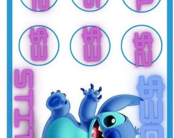 HK and Stitch downloadable file save with this kids savings challenge kids fun way save cash stuffing tracker gift for kids save money