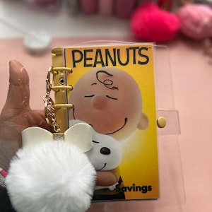 Snoopy Peanuts Savings Challenges Binder – A6 Cash Savings Organizer | Easter & Birthday Gift
