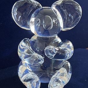 Steuben Glass Bear - Etsy