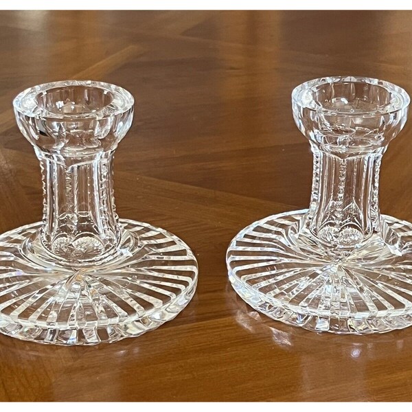 Waterford Crystal Candle Holders Etsy