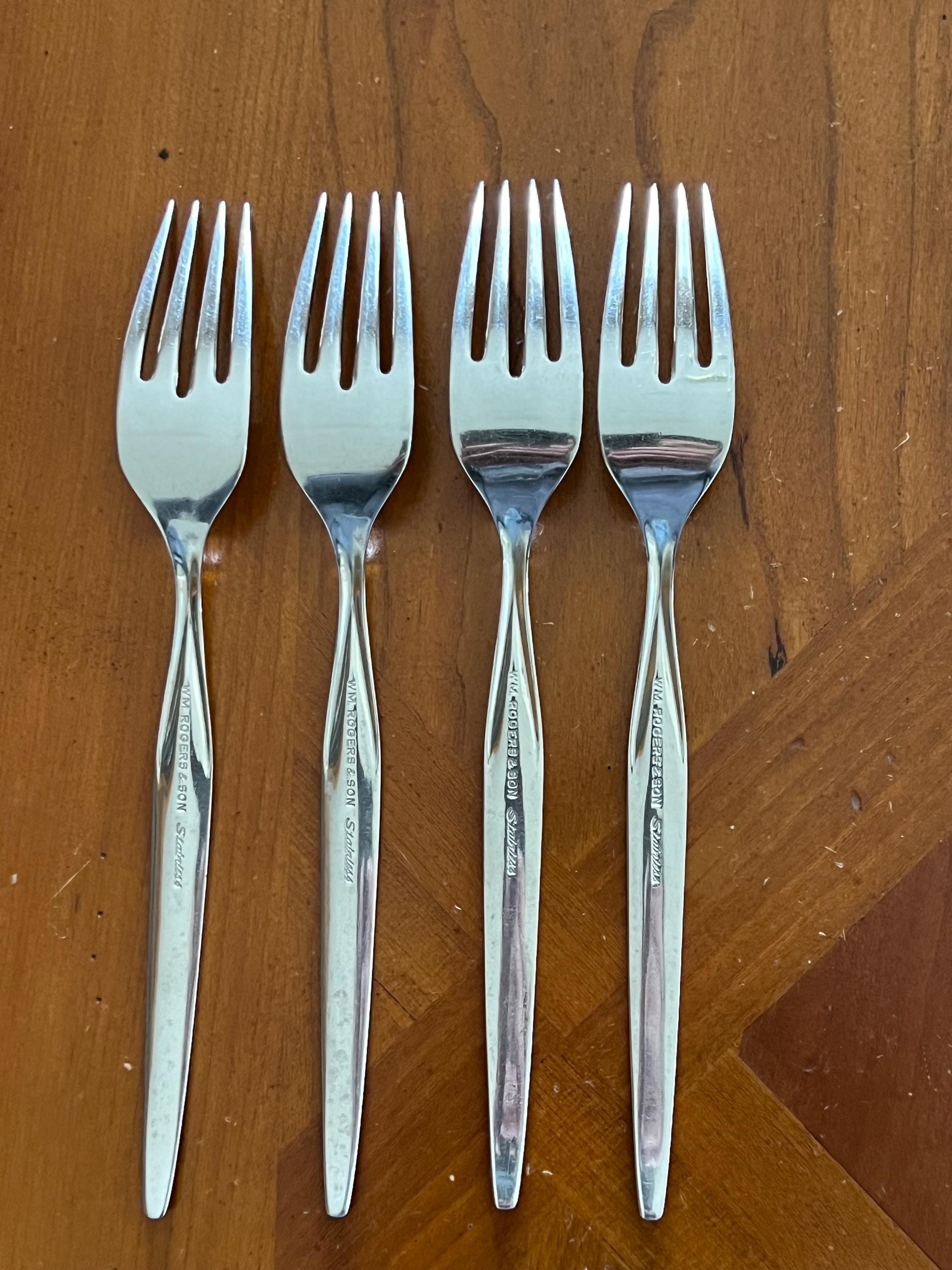 WM Rogers & Sons Stainless Flatware 44 Pcs Service for 6 - Etsy