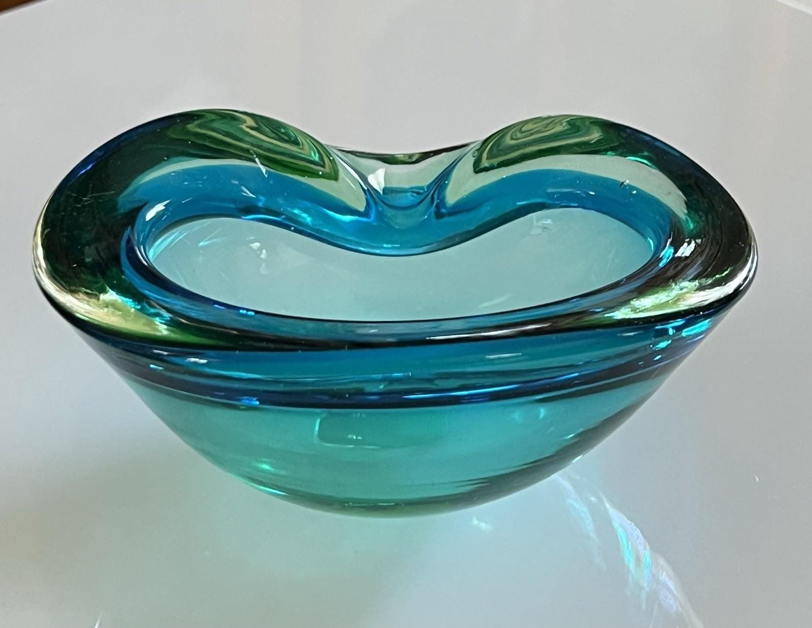 Flavio Poli Murano Glass Ashtray - Etsy