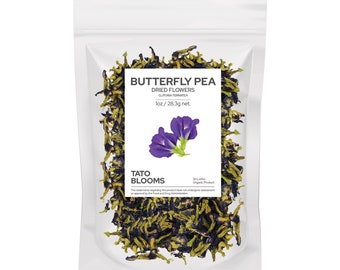 Organic Butterfly Pea Premium Flowers Dried Clitoria Ternatea