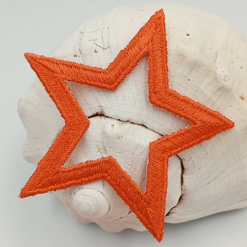 Embroidered Star Patches - Etsy