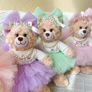 quince bear para quinceanera última muñeca oso para quince osito tutu regalo 15 custom gift personalized for 15th birthday Sweet 16 gifts