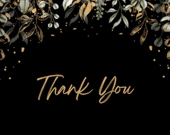 Digital Thank You Cards - Etsy