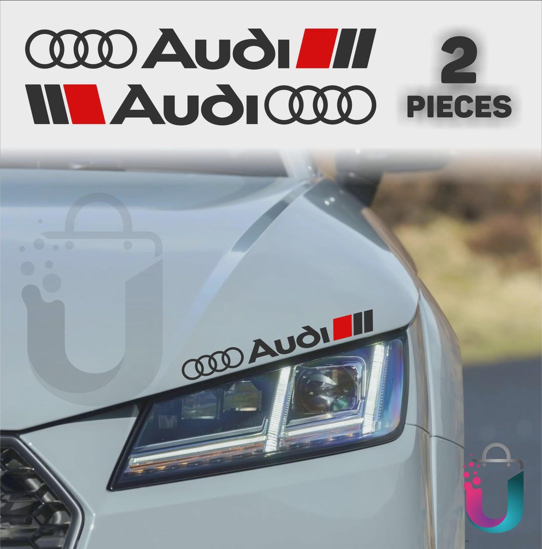 Audi S Line Racing Decal Set – Car Emblem, Hood/trunk/window - Etsy