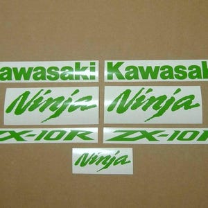 ZX6R / ZX10R Ninja Carbon Decal Kit 17.7 cm – Custom Graphics & Sticker Set in different colors.