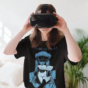 Unisex Akame Ga Kill Esdeath Anime T-Shirt, Manga Waifu Shirt