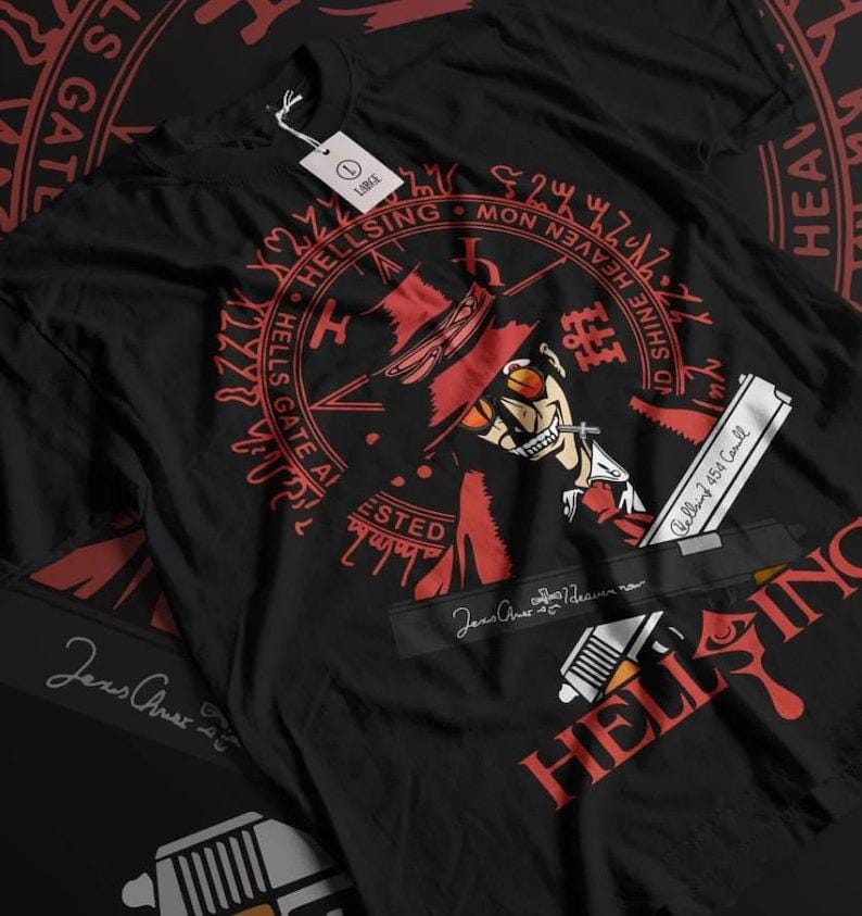 Hellsing shirt - Etsy 日本 Hellsing shirt - Etsy 日本