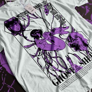 Ghost In The Shell Japanese Manga Anime T Shirt, Anime Shirt, Anime Gift, Cyberpunk, Motoko MAJOR UNISEX