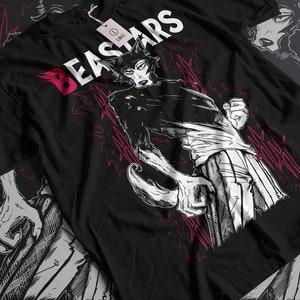 Legoshi Beastars Anime Unisex T-Shirt, Anime Manga Shirt, Anime Shirt, Anime-Liebhaber-Shirt, grafisches Anime-T-Shirt, Manga Shirt, japanische Shirts