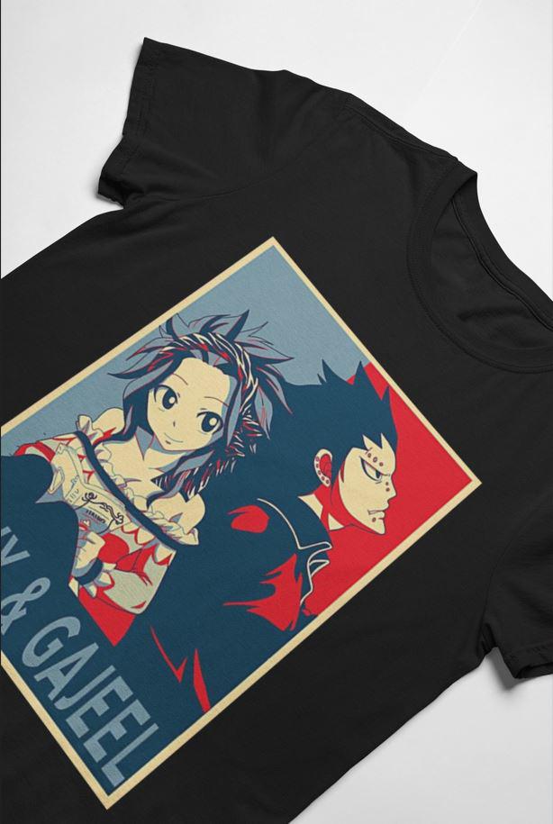 Fairy Tail T-shirt Gray Fullbuster Natsu Dragneel Girl Anime Gift Shirt All Size