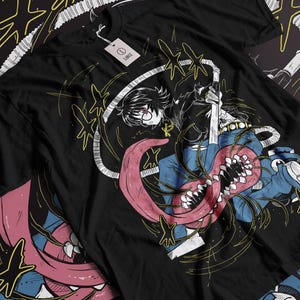 T-shirt unisexe spécial vintage Anime, chemise manga anime, chemise anime, chemise des amateurs d&#39;anime, t-shirt graphique anime, chemise manga, anime japonais