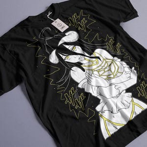 Albedo Overlord Tshirt, Anime Overlord Character, Demon Girl, Succubus, Ainz Ooal Gown, Momonga, Tomb of Nazarick, Anime Streetwear