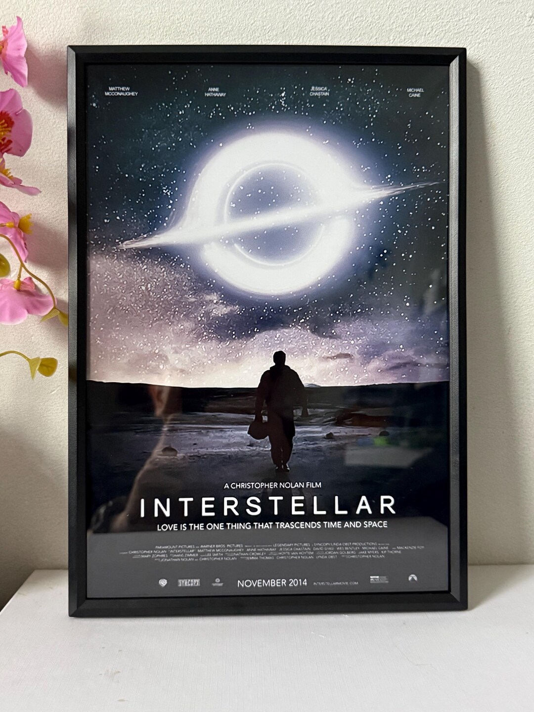 Interstellar Film Movie Poster Framed Wall Art High Quality Print