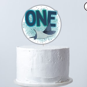 ONEder the Sea Cake Topper, Ocean Animal Birthday Cake Topper, First Birthday Printable Cake Topper, Under the Sea Cake Topper