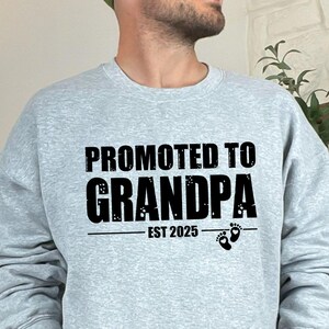 Grandpa Est Sweatshirt, Grandpa Sweatshirt With Date, Funny Grandpa Sweatshirt, Gift For Grandpa, Custom Grandpa Sweatshirt, Fathers Day Tee