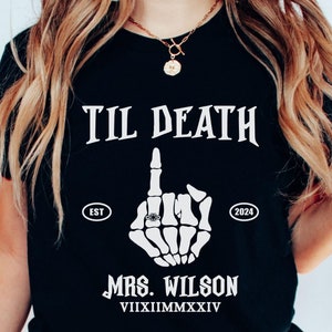Custom Bride And Groom Shirt, Wife Wedding Newlywed Shirt, Bride And Groom Gift, His Hers Wedding Shirt, Mr And Mrs Reception Shirt