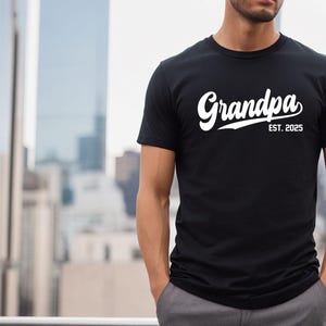 Grandpa Shirt With Date, Funny Grandpa Shirt, Gifts For Grandpa, Funny Papa Gift, Custom Grandpa Shirt, Fathers Day Shirt, New Grandpa Gift