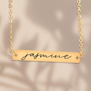 Custom Name Necklace Personalized Gift for Women, Personalized Jewelry, Minimalist Necklace, Custom Name Necklace, Engraved Gift for Mom