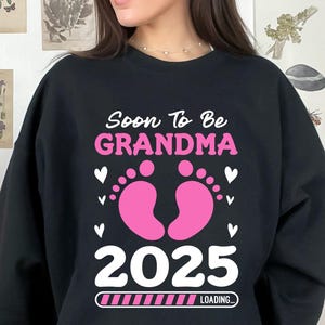 Custom Grandma Sweatshirt, Gift for Grandmother, Personalized Granny Sweatshirt, Gramma Outfit, Gigi Mimi Clothing, Mothers Day Gift,