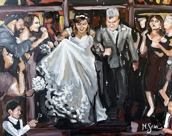 Live Wedding Painting