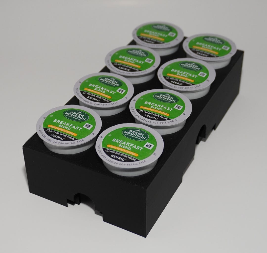 2x4 | Keurig Coffee Pod Organizer | Configurable K-cup Drawer Tray | 3D ...