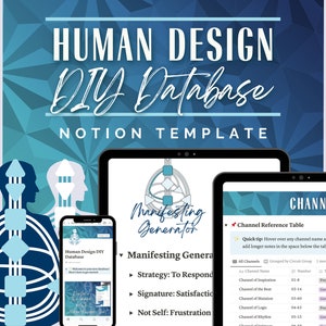 Human Design Notion Template (DIY Visual Database)