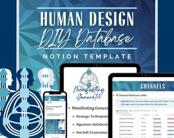 Human Design Notion Template (DIY Visual Database)