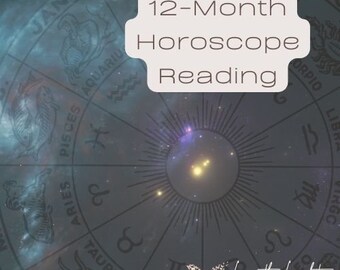 Personalized Horoscope Reading: Daily, Weekly, Monthly, Annual (PDF Report)