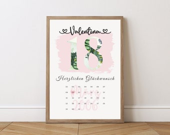 Money Gift 18th Birthday Template DIY Birthday Gift Money Gift for 18th Birthday Money Gift to Print Download 18th Birthday
