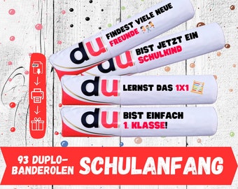 Duplo back-to-school wrappers, Duplo back-to-school templates for children, DIY, download 108 wrappers, school gift, 1st grade, first day of school