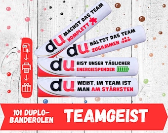 Duplo Team Wrappers, Duplo Templates, Team Spirit, Download Duplo Message DIY, Employee Gift, Colleagues, Club, Sports Club