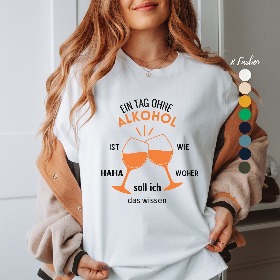 TShirt Alkohol lustiger Spruch Aperol Wein Tshirt Party Shirt Drinks T