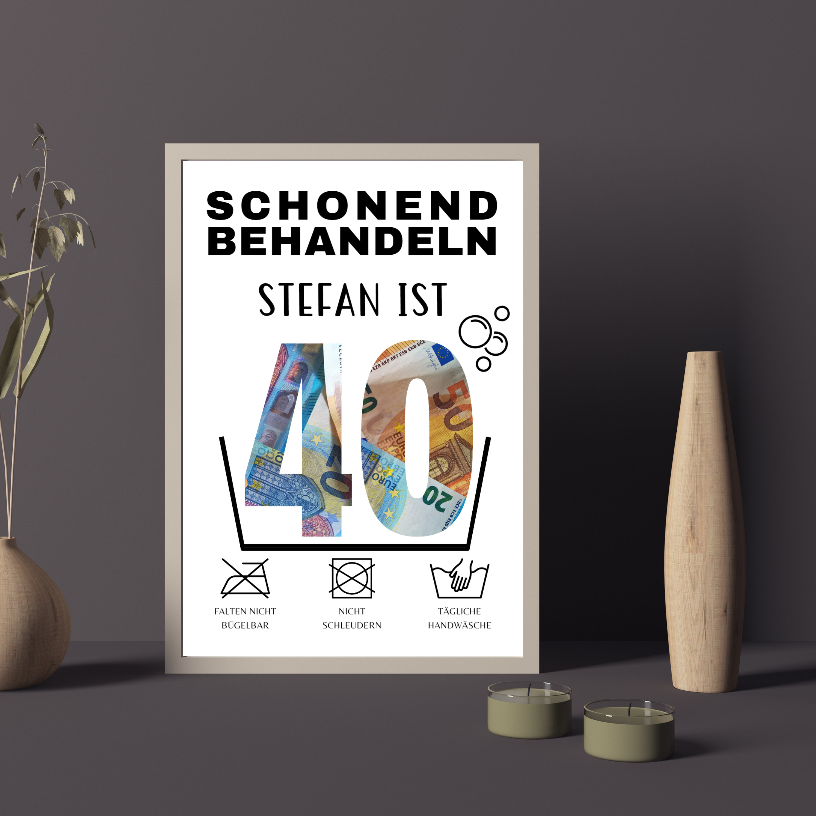 Money Gift 40th Birthday Template DIY Gift for Birthday Money Gift for 40th  Birthday Money Gift Print Birthday Template - Etsy, image size:2700x2700