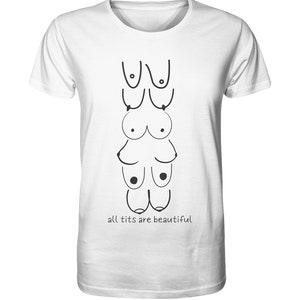 Feminism T-Shirt, Sustainable T-Shirt, Women's Power T-Shirt, Feminist T-Shirt, Gift for Girlfriend, Emancipation T-Shirt, Organic Cotton T-Shirt, Vegan White