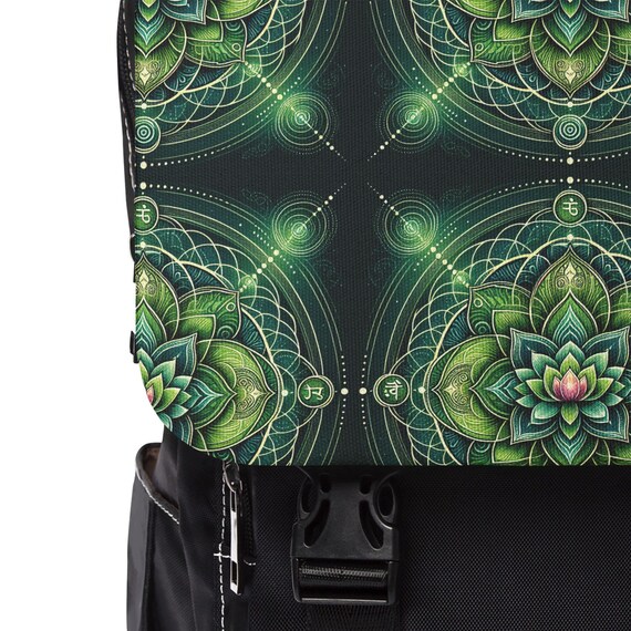 Mochila de hombro con diseño de chakra del corazón España