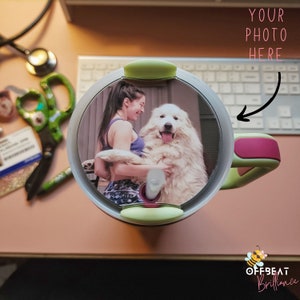 Benutzerdefinierte Stanley-Namensteller, personalisierter Acrylbecherdeckel mit Foto - 40/30 oz, 2.0 Quencher und OG Cup, Geschenk für Sie