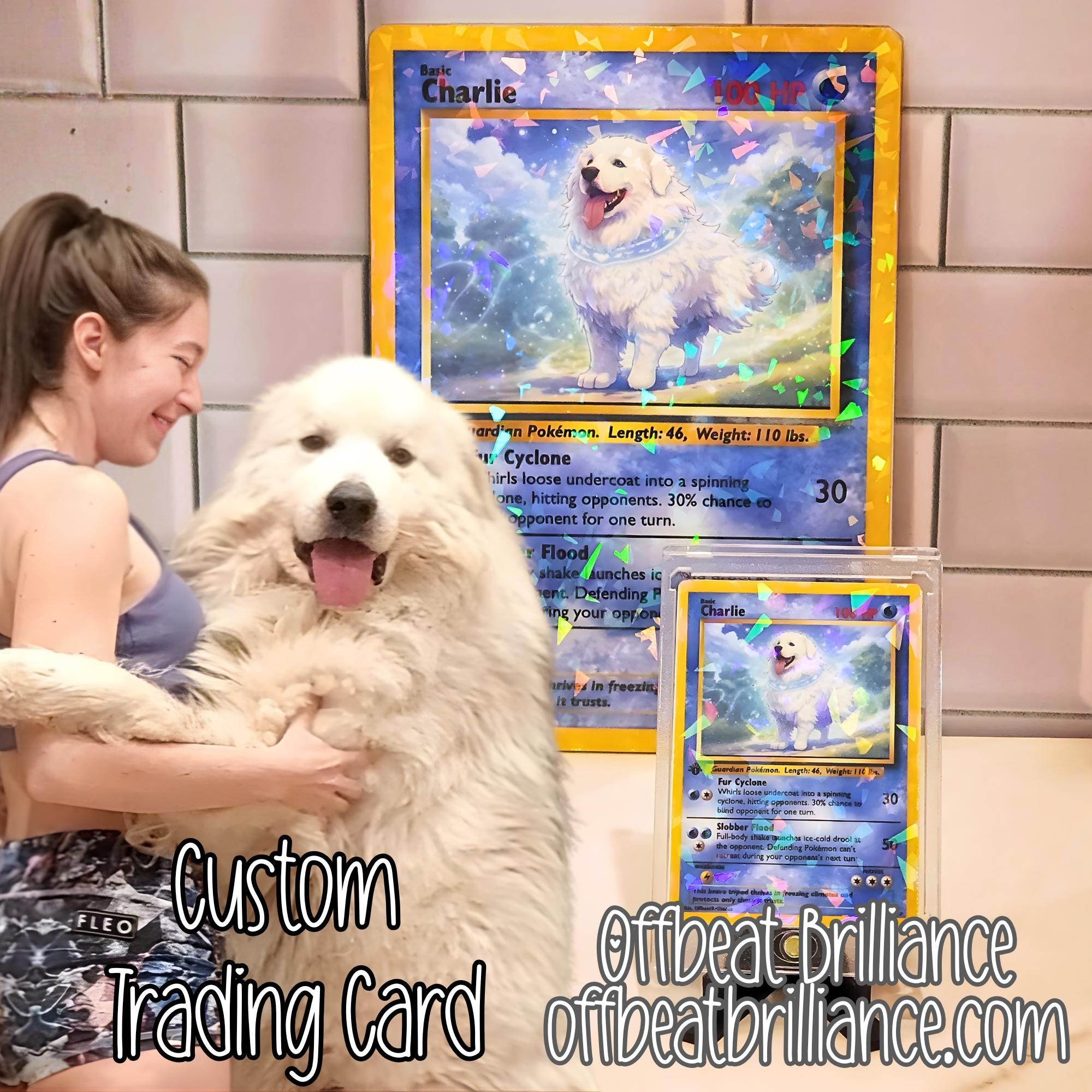 Custom Dog Pokemone Card - Etsy
