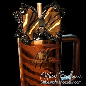 Stanley Quencher Gold Tiger, Tyla, Animal Print, Leopard, Tyger