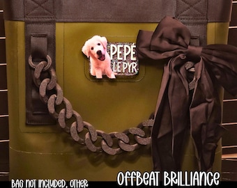 Yeti Patch Custom Photo Design for Yeti Camino Bag, Custom Patch Photo and Text, Custom Photo Camino Patch with Hook Fastener, Custom Text