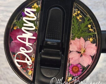 Protour Stanley Name Plate, Sunflowers, Daisy Protour Lid Topper, Stanley Accessories, Flip Top Stanley Name Topper, Summer Tumbler Topper