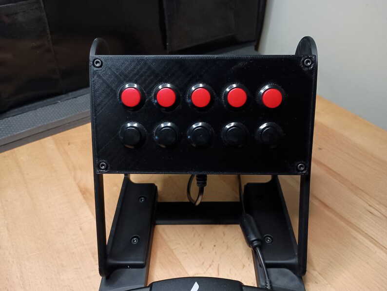 Flight Simulator Control Panel, Thrustmaster T16000m Button Box, Hotas
